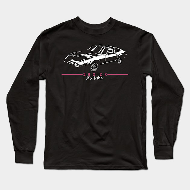 S130 Nissan 280zx Long Sleeve T-Shirt by thesupragoddess